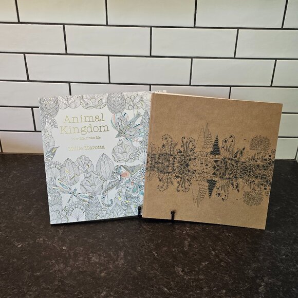 Animal Kingdom and Enchanted Forest Coloring Book (Set of 2) - Picture 1 of 14